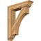 Ekena Millwork Westlake Traditional Rough Sawn Bracket w/ Offset Brace, Western Red Cedar, 8"W x 34"D x 42"H BKT0806X34X42WTL01RWR - alternate 1